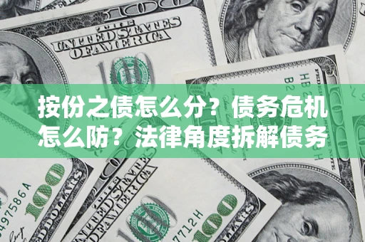 北京按份之债怎么分？债务危机怎么防？法律角度拆解债务分配与风险自保指南