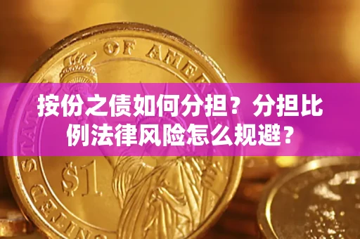 北京按份之债如何分担？分担比例法律风险怎么规避？
