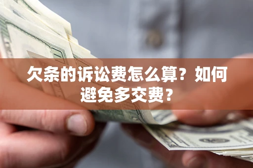 北京欠条的诉讼费怎么算？如何避免多交费？