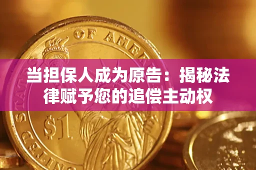 北京当担保人成为原告:揭秘法律赋予您的追偿主动权 北京当担保人成为原告:揭秘法律赋予您的追偿主动权