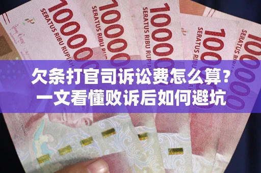 北京欠条打官司诉讼费怎么算？一文看懂败诉后如何避坑