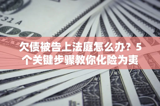 北京欠债被告上法庭怎么办？5个关键步骤教你化险为夷